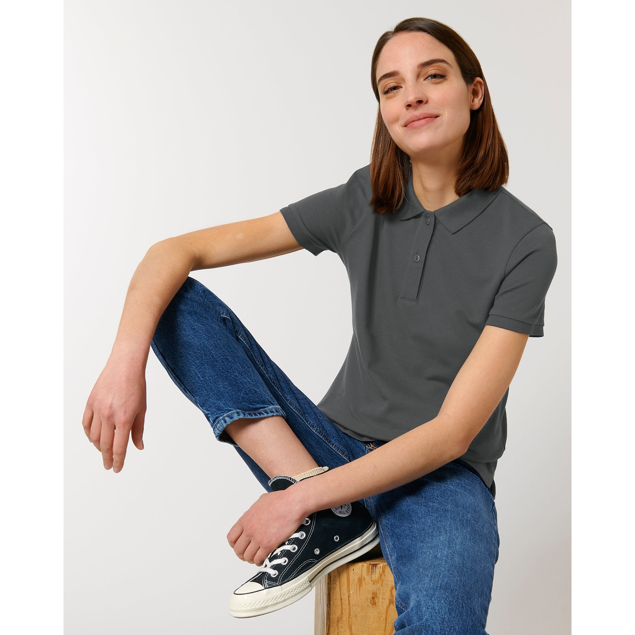 Stanley/Stella Stella Elliser Women's Fitted Piqué Short Sleeve Polo  (Stpw333)