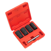 Sealey Locking Wheel Nut Removal Set 5pc 1/2"Sq Drive