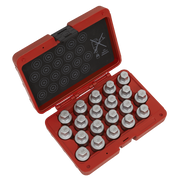 Sealey Locking Wheel Nut Key Set 20pc - Vauxhall-A