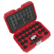 Sealey Locking Wheel Nut Key Set 22pc - VAG