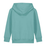 Stanley/Stella Kids Mini Cruiser 2.0 Iconic Hoodie Sweatshirt (Stsk180) - Teal Monstera