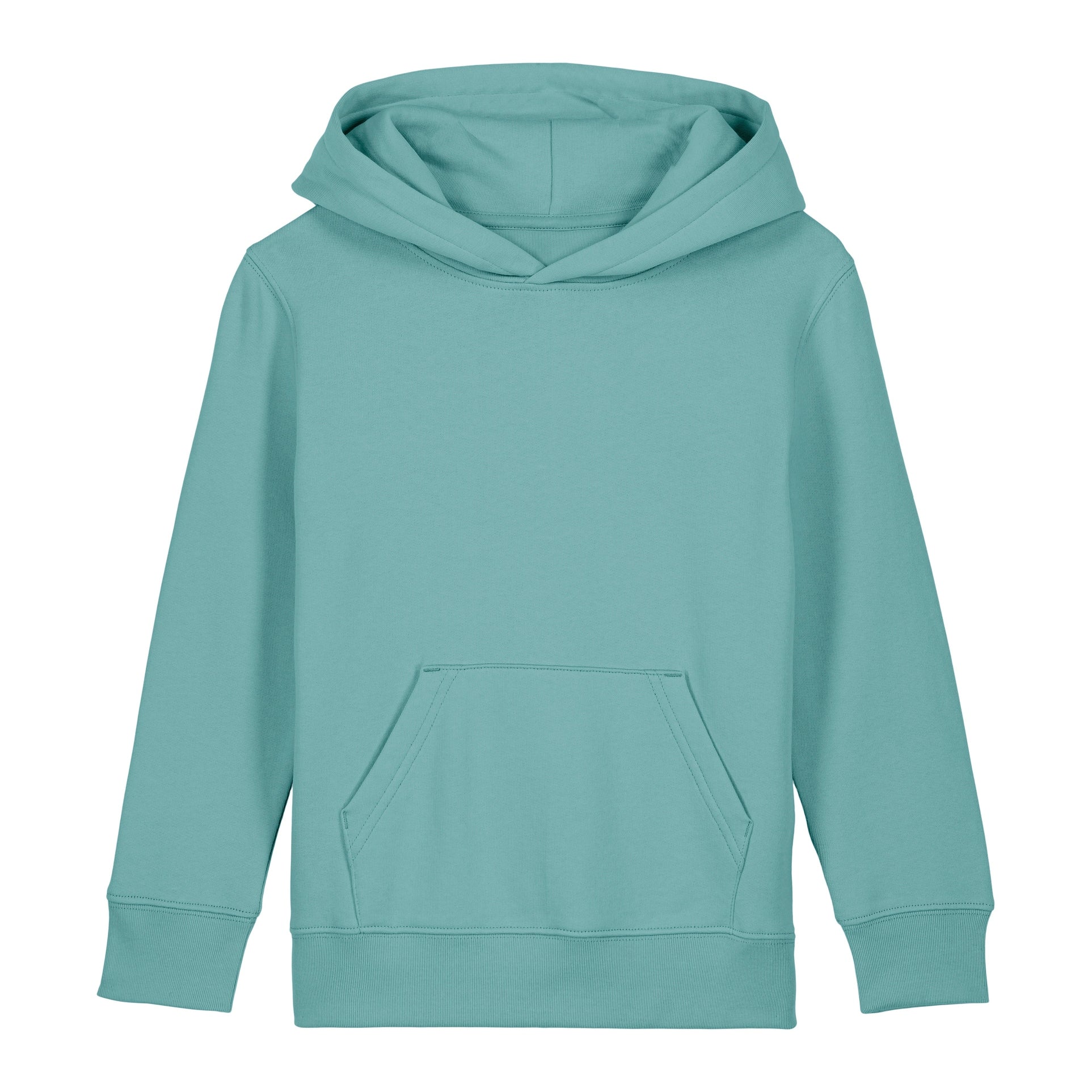 Stanley/Stella Kids Mini Cruiser 2.0 Iconic Hoodie Sweatshirt (Stsk180) - Teal Monstera