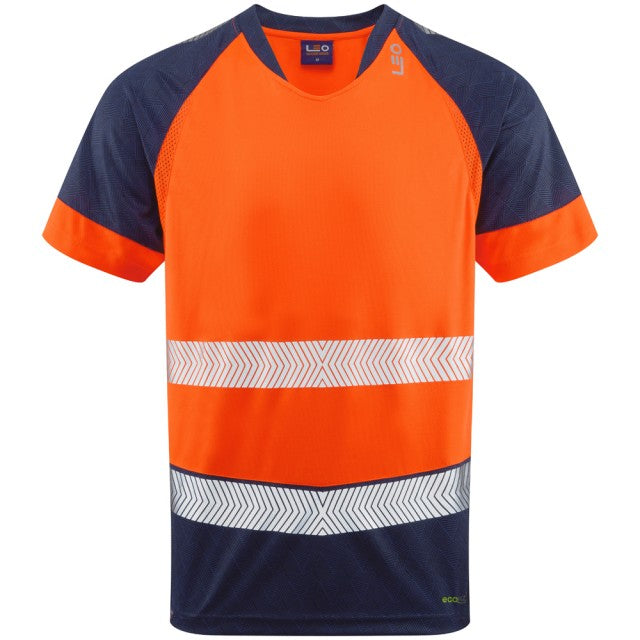 Leo Workwear FORDA Leo EcoViz Performance+ Dual Colour T-Shirt