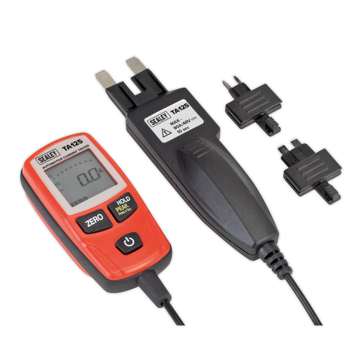 Sealey Automotive Current Tester 80A - Mini, Standard & Maxi Blade Fuses