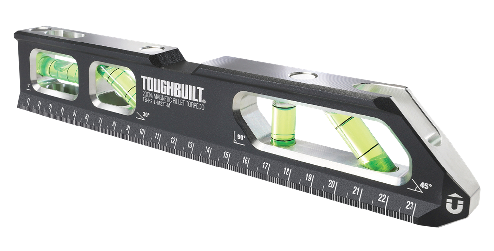 Toughbuilt 23cm Magnetic Billet Torpedo Level
