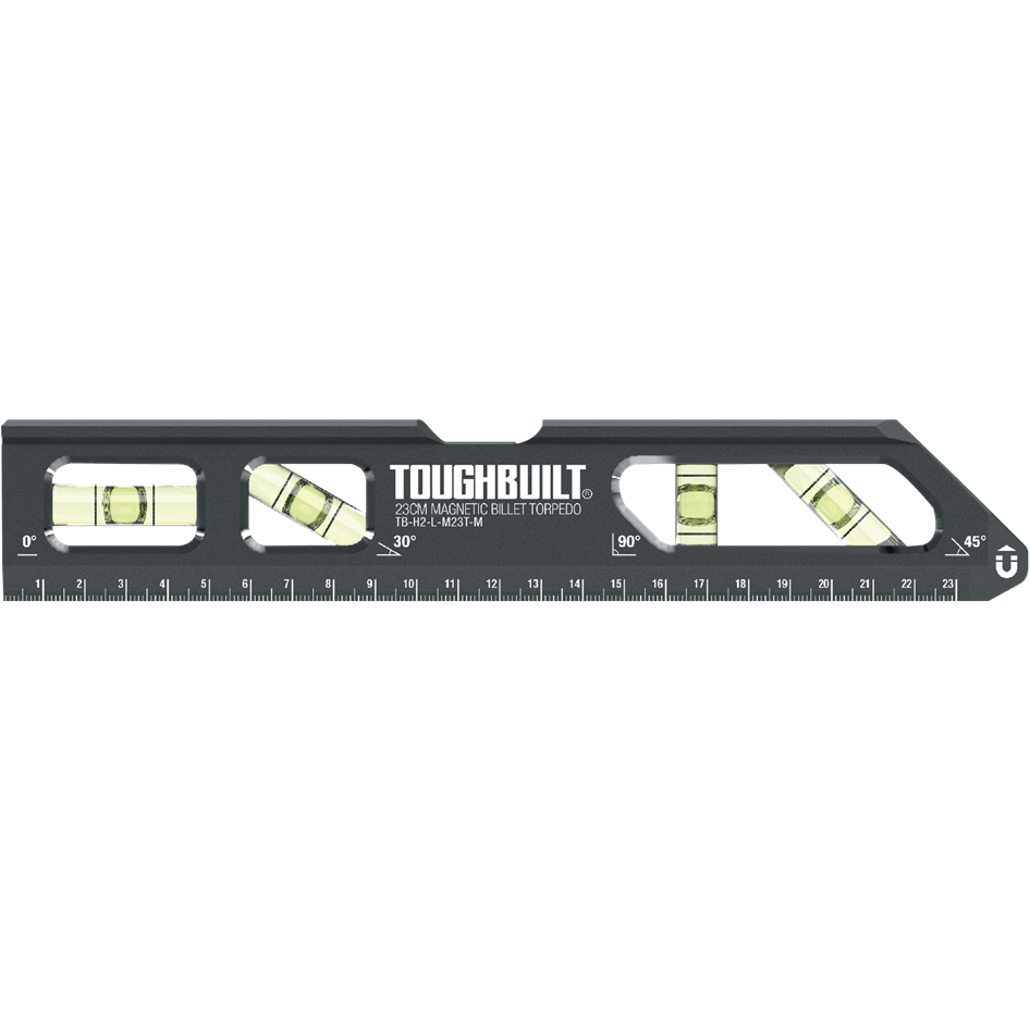 Toughbuilt 23cm Magnetic Billet Torpedo Level