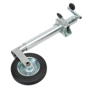Sealey Jockey Wheel & Clamp Ø50mm - Ø200mm Solid Wheel