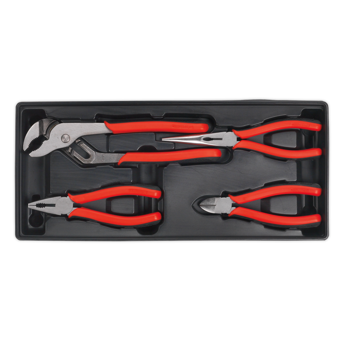 Sealey Tool Tray with Pliers Set 4pc