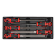 Sealey Tool Tray with Engineers File Set 5pc