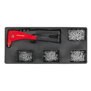 Sealey Tool Tray with Riveter & 400 Assorted Rivet Set