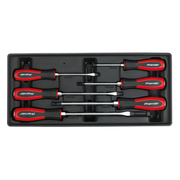 Sealey Tool Tray with Hammer-Thru Screwdriver Set 6pc