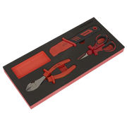Sealey Insulated Cutting Set 3pc with Tool Tray - VDE Approved