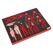 Sealey Tool Tray with Pliers Set 14pc