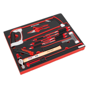 Sealey Tool Tray with Hacksaw, Hammers & Punches 13pc TBTP06UK