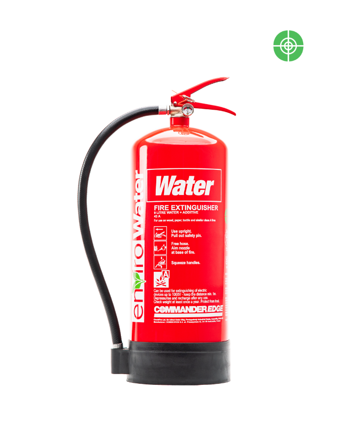 CommanderEDGE 9ltr enviroWater Fluorine-Free Fire Extinguisher