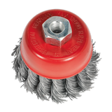 Sealey Twist Knot Wire Cup Brush Ø65mm M10 x 1.25mm