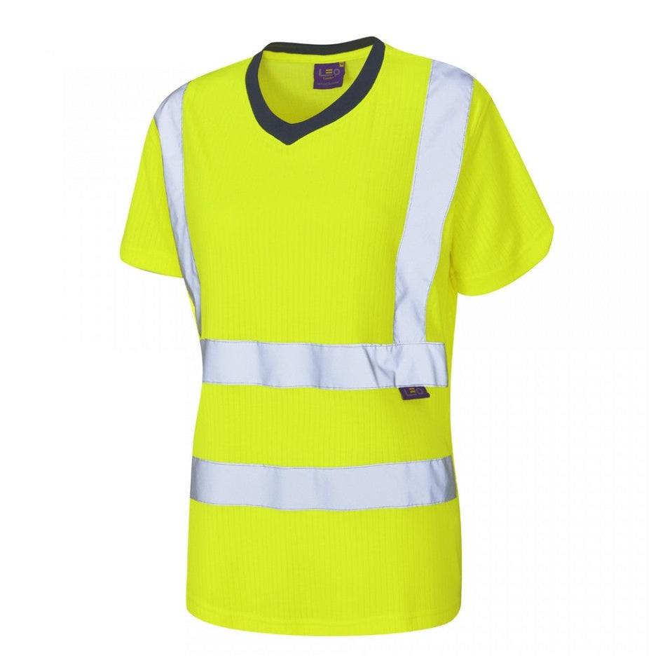 Leo Workwear BELSTONE Leo EcoViz Comfort Womens T-Shirt