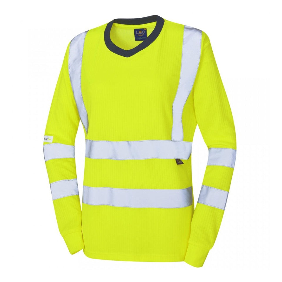 Leo Workwear LYDFORD Leo EcoViz Comfort Womens Sleeved T-Shirt