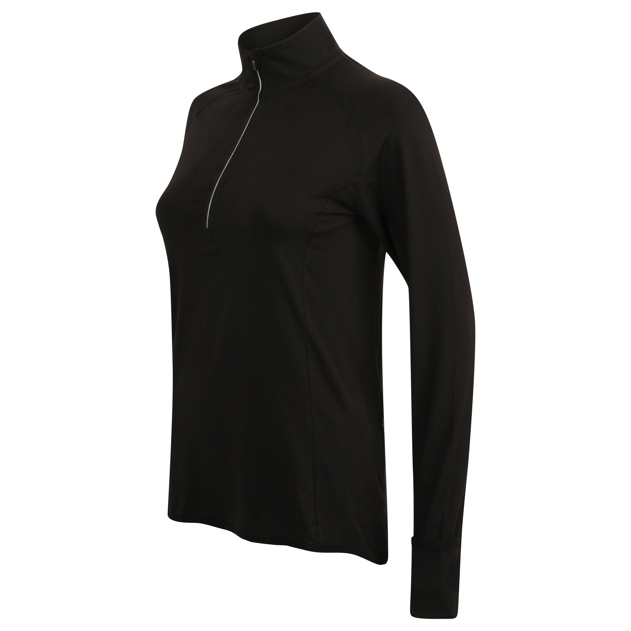 Tombo Women's Long-Sleeved ¼ Zip Top