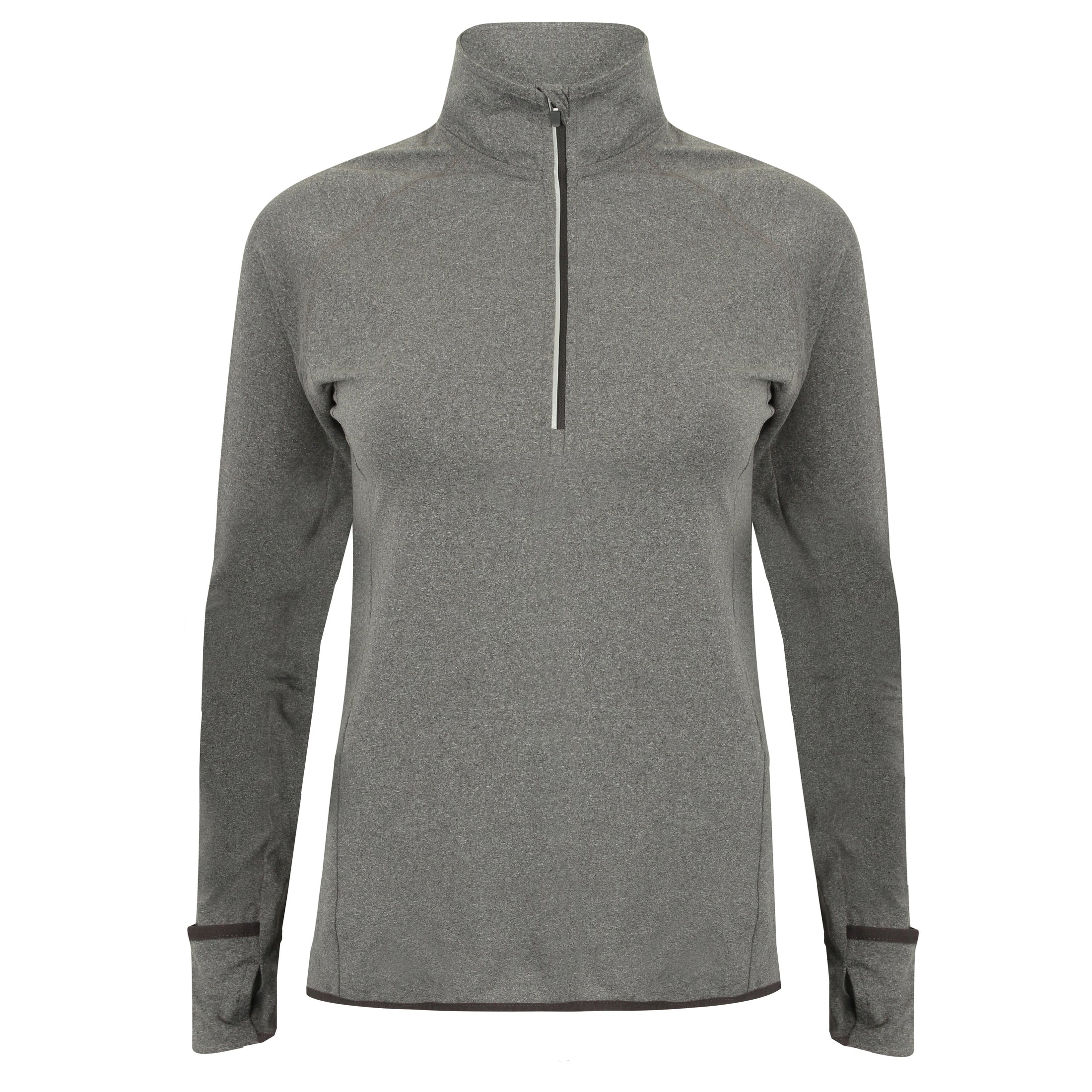 Tombo Women's Long-Sleeved ¼ Zip Top