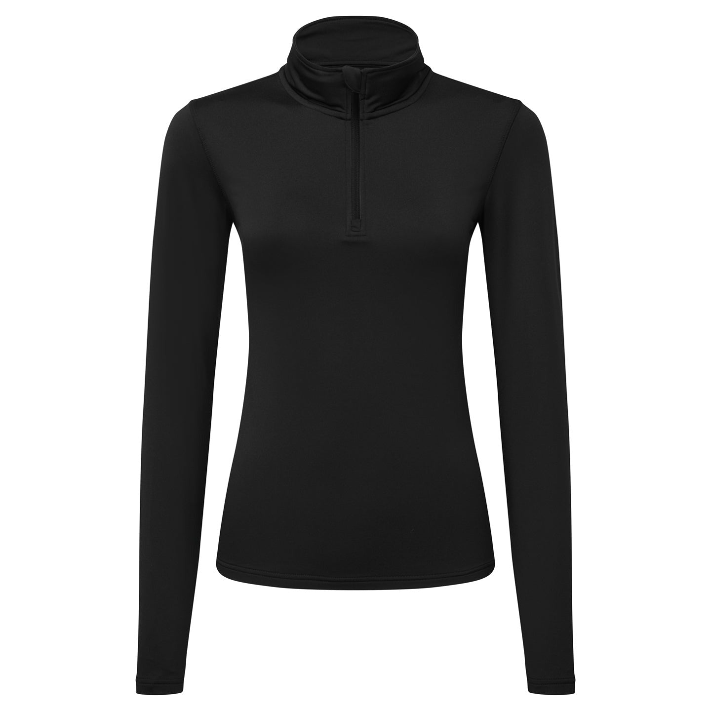 Women's TriDri® Recycled Long Sleeve Brushed Back ¼ Zip Top