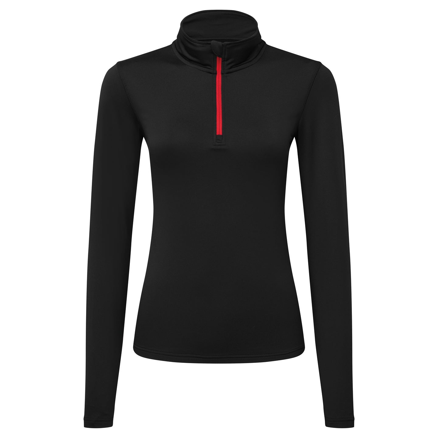 Women's TriDri® Recycled Long Sleeve Brushed Back ¼ Zip Top