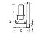 Trend 348 x 1/2 TCT Intumescent Cutter 15 x 40mm