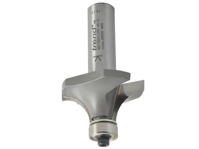 Trend 46/150 x 1/2 TCT Bearing Guided Ovolo & Round Over 12.7mm Radius
