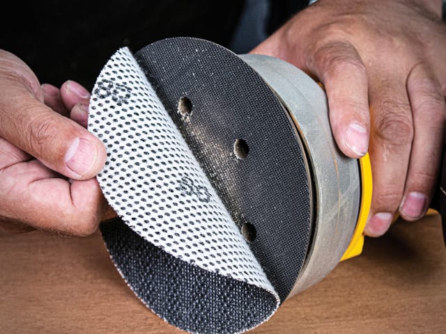 Trend Mesh Random Orbital Sanding Disc 150mm x 120G (Pack 5)