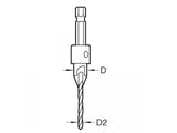 Trend SNAP/CS/4 Countersink with 5/64in Drill
