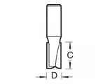 Trend TR37 x 1/2 TCT Two Flute Cutter Long Shank 12 x 63mm