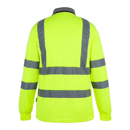 Regatta Professional Hi-Vis Pro Contract Long-Sleeved Polo Shirt Class 3