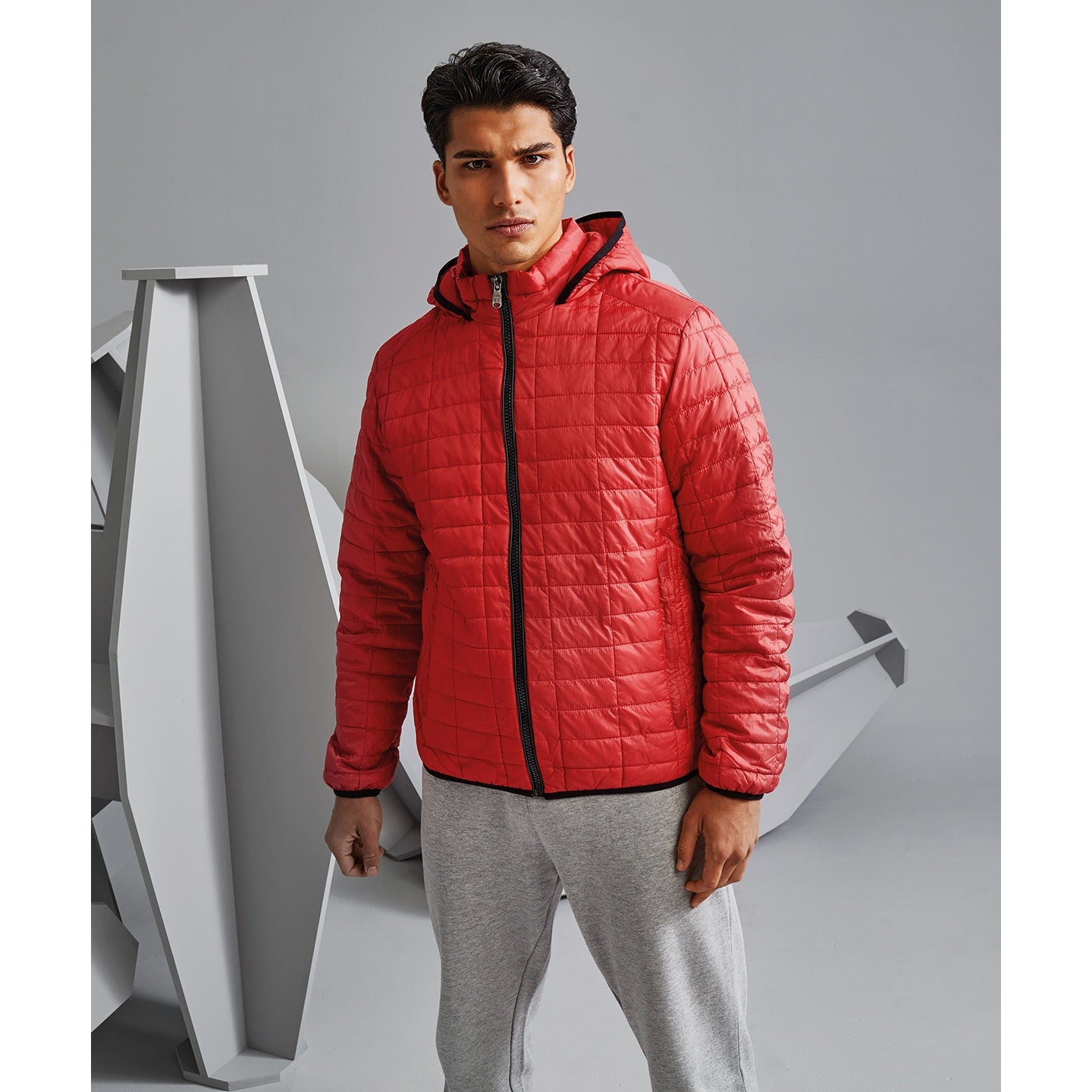 2786 Honeycomb Hooded Jacket