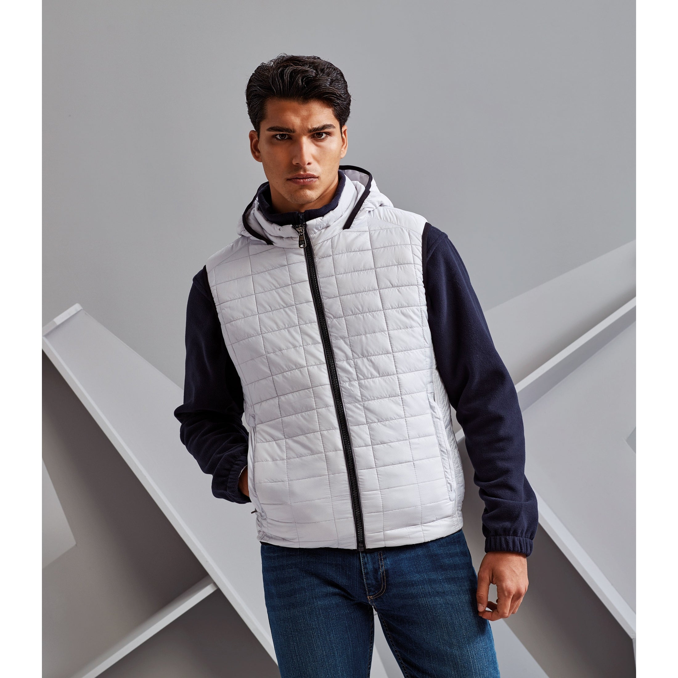 2786 Honeycomb Hooded Gilet