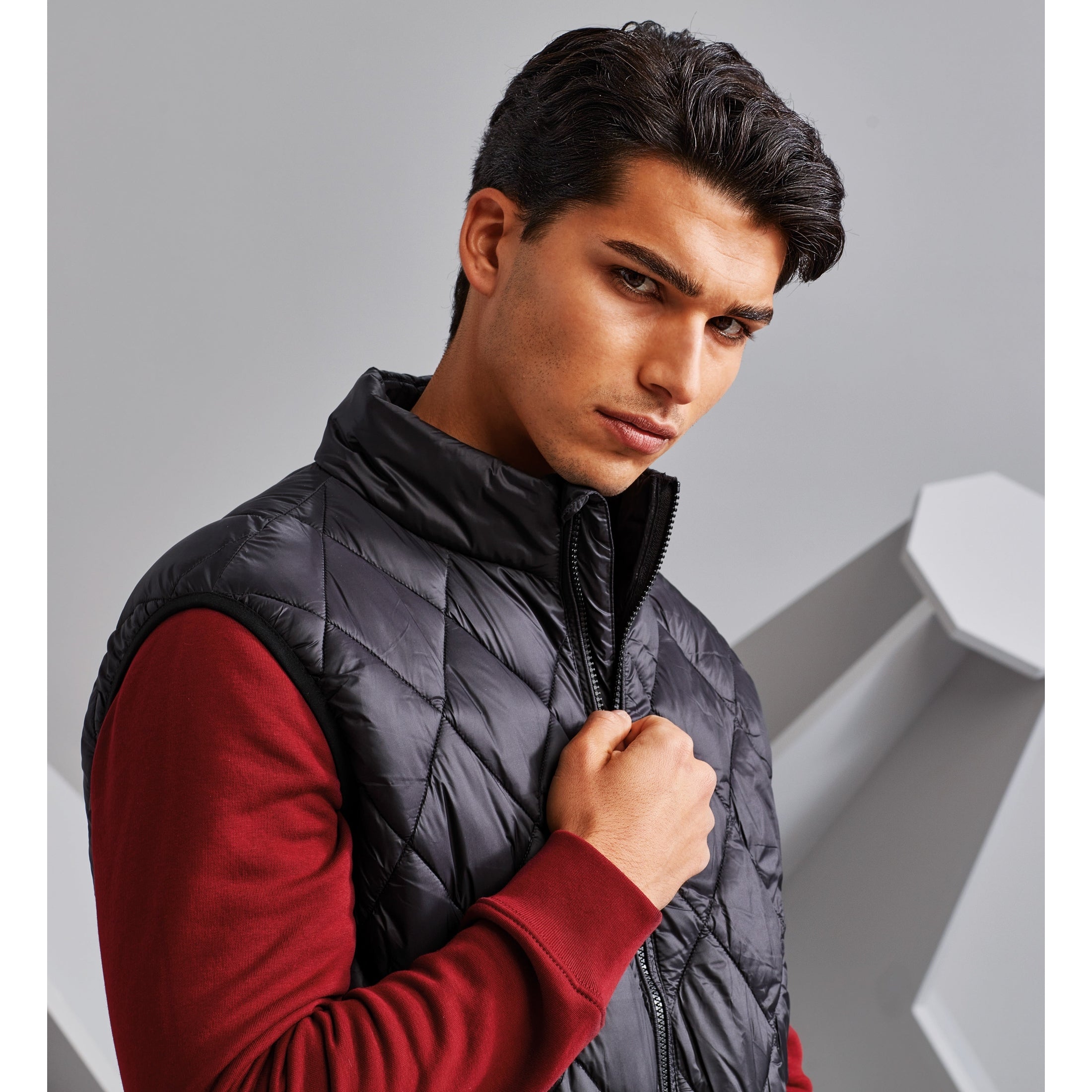 2786 Diamond Pane Padded Gilet