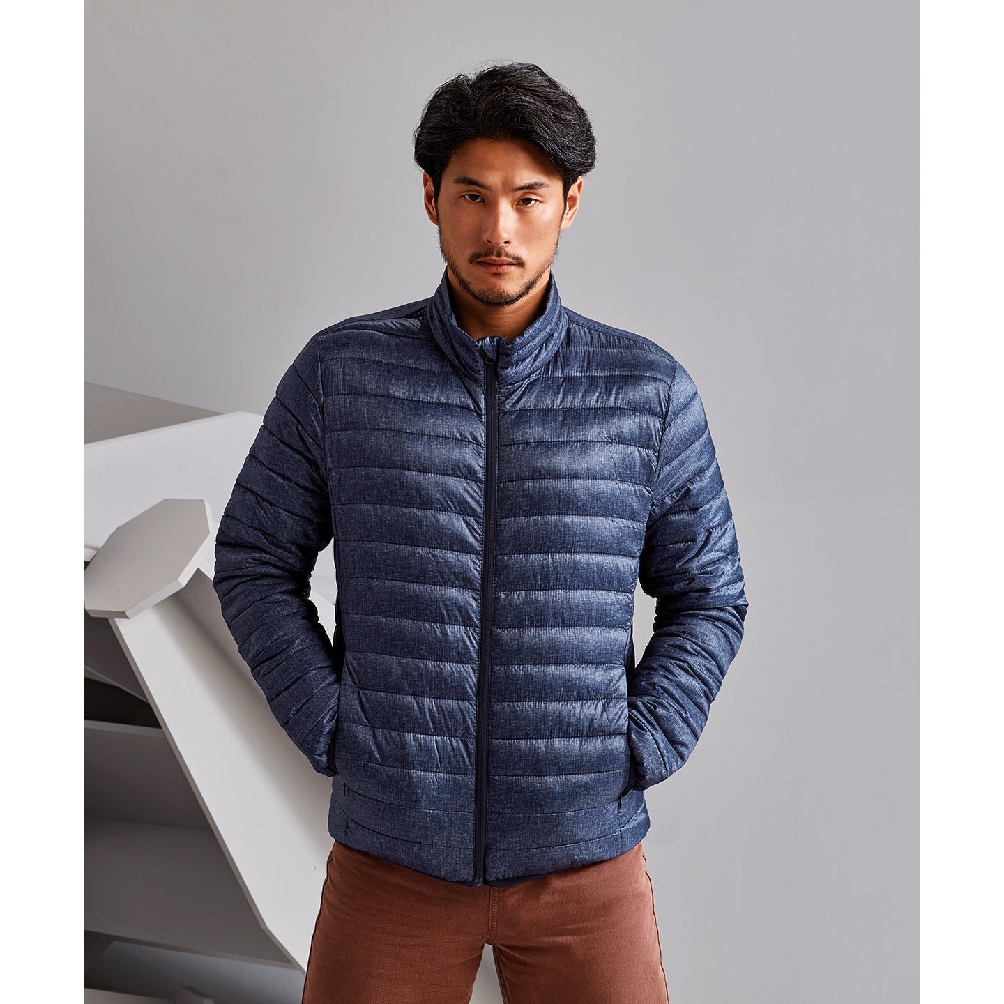 2786 Melange Padded Jacket