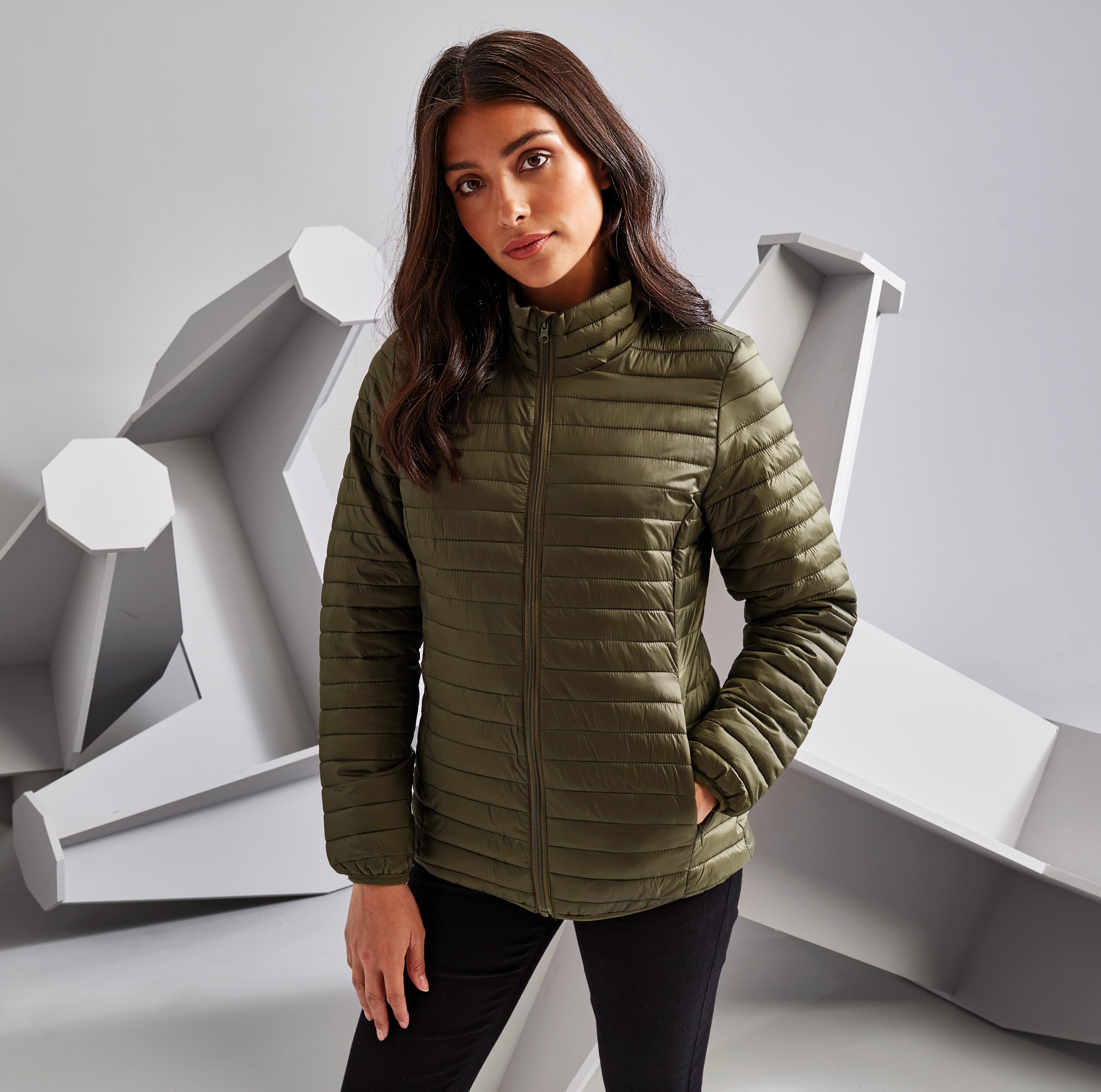 2786 Women's Tribe Fineline Padded Jacket