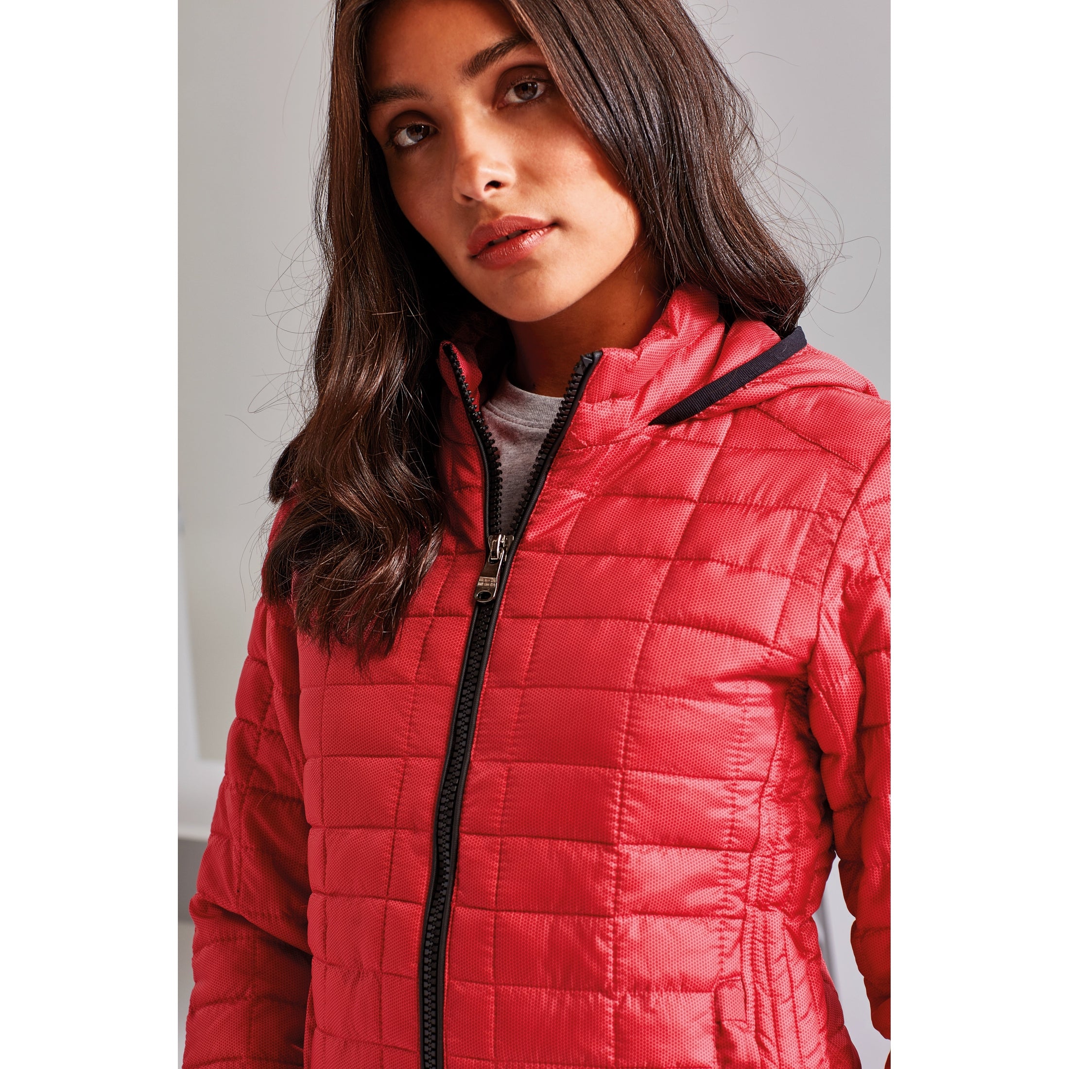 2786 Women's Honeycomb Hooded Jacket
