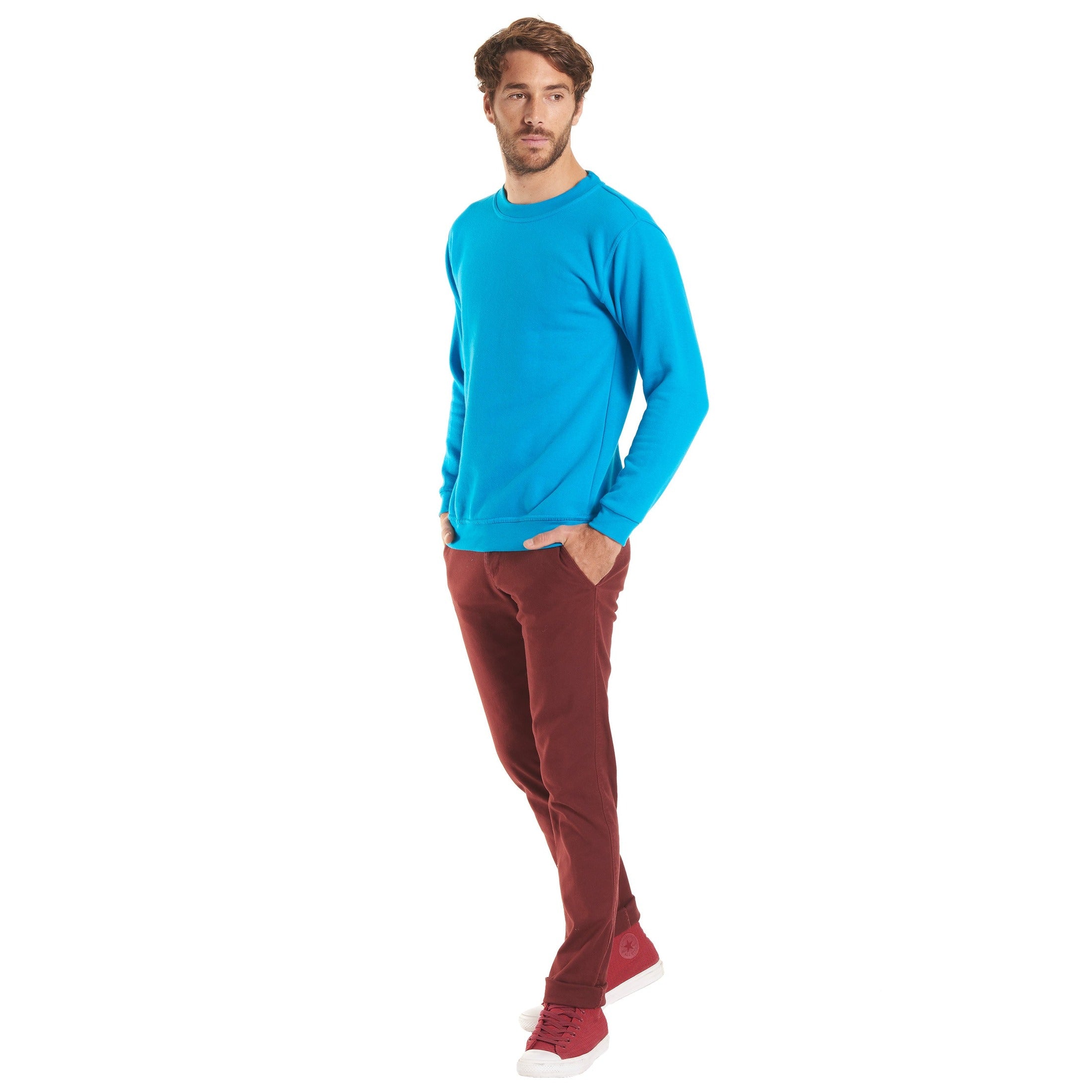 Uneek Classic Sweatshirt Sapphire Blue