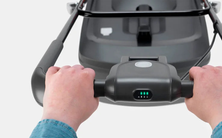 Flymo 36V UltraStore 380R - Smart, Cordless Mower with Compact, Foldable Design