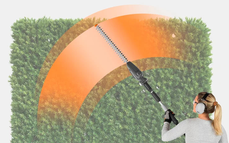 FLYMO 18V UltraCut Reach 420 Cordless Hedge Trimmer – 2.5Ah Kit