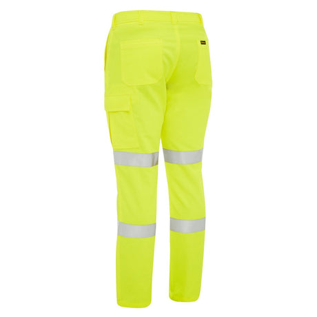 Bisley Taped Hi-Vis Biomotion Cargo Pant #colour_yellow