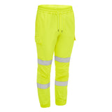 Bisley Taped Hi-Vis Flx & Move 4 Way Stretch Jogger #colour_yellow