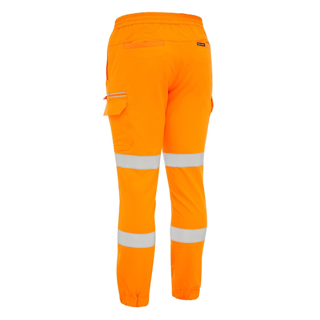 Bisley Taped Hi-Vis Flx & Move 4 Way Stretch Jogger #colour_orange