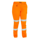 Bisley Womens Taped Hi-Vis Biomotion Cargo Pant #colour_orange