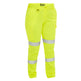 Bisley Womens Taped Hi-Vis Biomotion Cargo Pant #colour_yellow