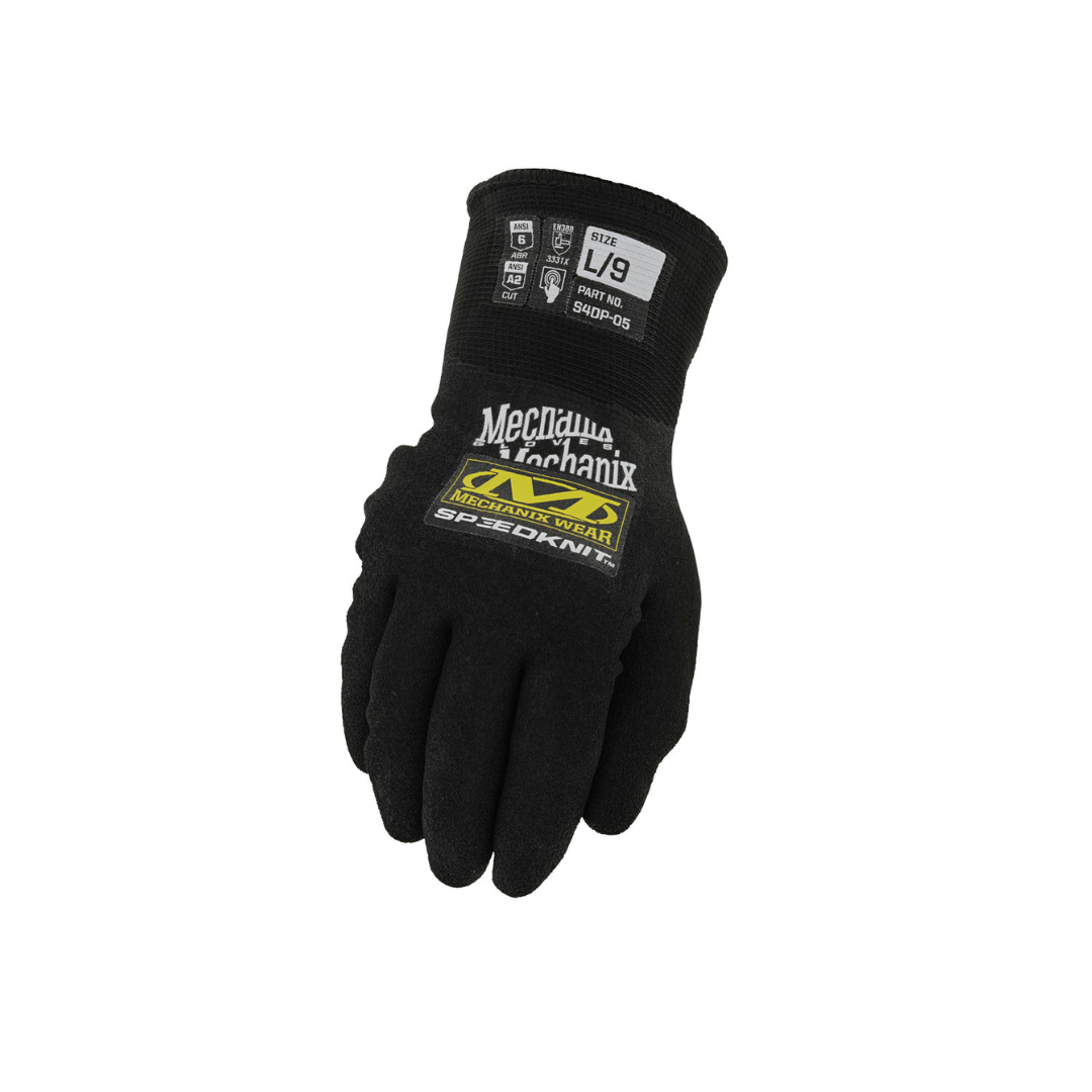 Mechanix Wear SpeedKnit S4DP05 Winter Coated-Knit Work Gloves