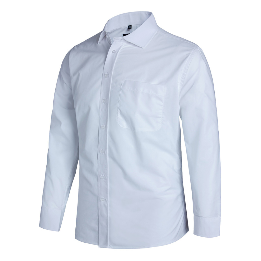 Future Garments Aqua End On End Cutaway L/S Collar Shirt