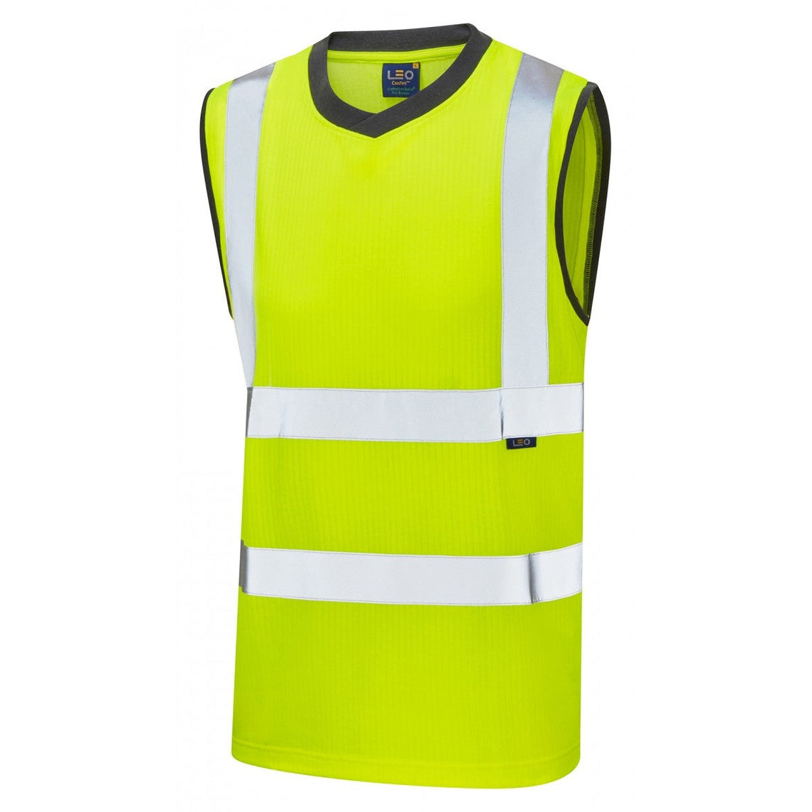Leo Workwear ASHFORD Leo EcoViz Comfort Sleeveless T-Shirt