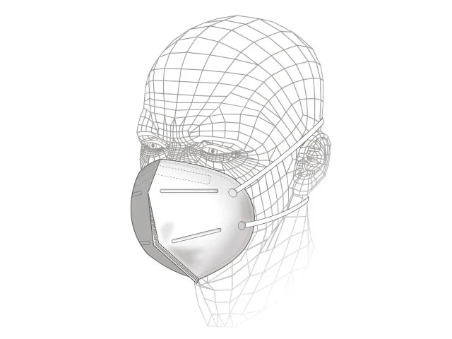 Vitrex Fold Flat Respirator P1 (Single)
